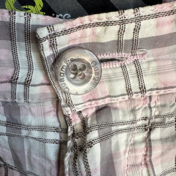 Quagmire Golf Men's Plaid Chino Golf Shorts‎ Pink/Gray 34 Preppy Country Club - Picture 4 of 16